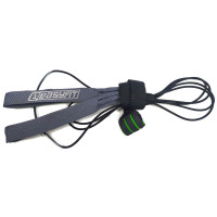 Гумова петля-еспандер EasyFit, Опір 1-6 кг, Довжина 300 см, Латекс, Нейлон, Сталь, Пластик, Неопрен, Для лижника, плавця, боксера, Сірий