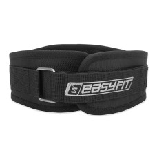 Пояс важкоатлетичний EasyFit Loins Protector, 3XL (110-130 см), Oxford/EVA/фліс/сталь, чорний
