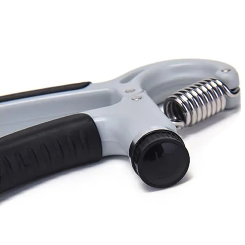 Эспандер кистевой пружинный EasyFit 5-60 кг со счетчиком, Сталь, Пластик, Серый