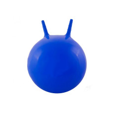 Фітнес-м'яч EasyFit 45 см з ручками, ПВХ, Синій, Для тренувань, ігор та реабілітації