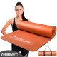Килимок EasyFit для пілатесу та фітнесу, 180x60 см, товщина 10 мм, NBR, помаранчевий