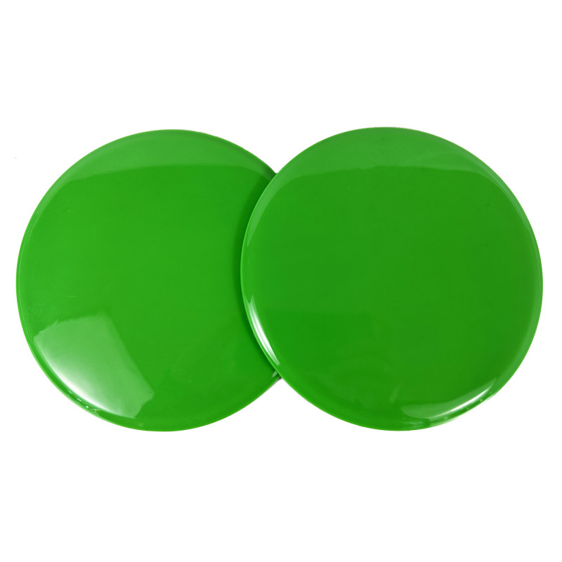 Диски для глайдингу EasyFit (пара), Діаметр 18 см, Максимальне навантаження 120 кг, Пластик, Зелений 