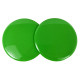 Диски для глайдингу EasyFit (пара), Діаметр 18 см, Максимальне навантаження 120 кг, Пластик, Зелений 