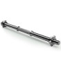 Гантельний гриф EasyFit, Довжина 50 см, Діаметр 25 мм, Хромований,  Гвинтовий замок