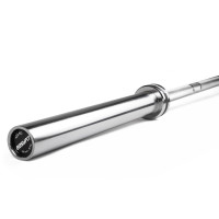 Гриф олимпийский EasyFit прямой, Длина 2,2 м, Диаметр 50 мм, Максимальная нагрузка до 450 кг, Хромированный, Для кроссфита та пауэрлифтинга