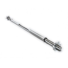 Гриф для штанги EasyFit прямий, 1,2 м, Ø25 мм, 5 кг, сталь, хром