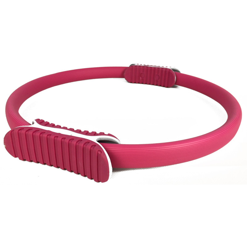 Кольцо для пилатеса EasyFit, Диаметр 38 см, Полипропилен, EVA, Розовый