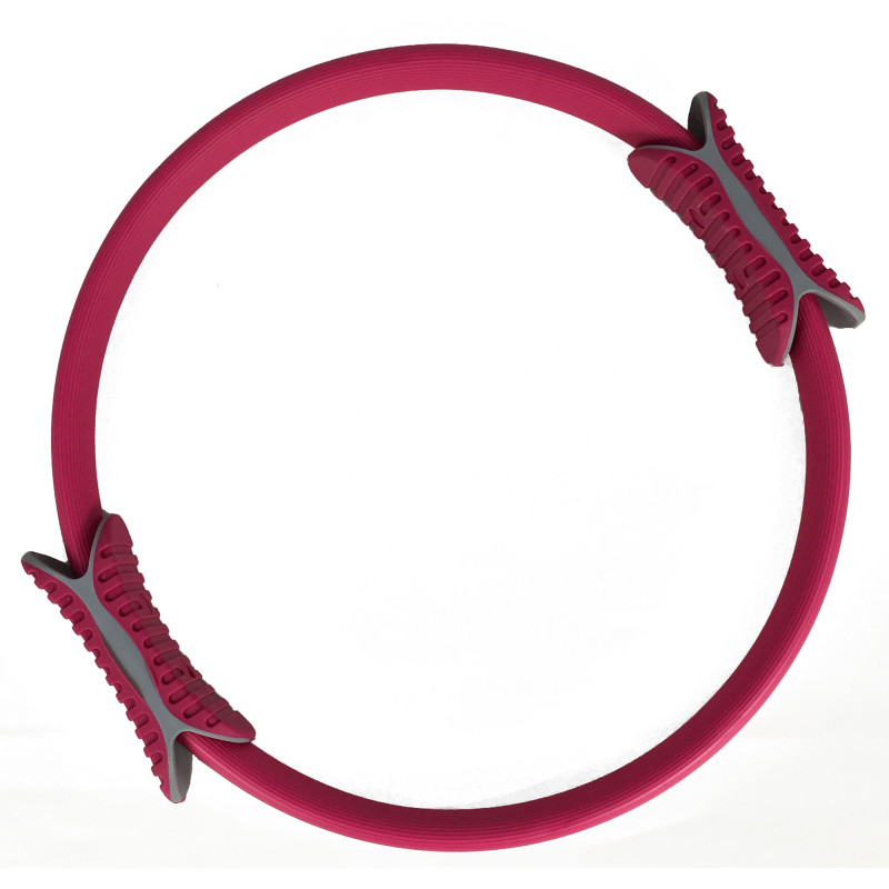 Кольцо для пилатеса EasyFit, Диаметр 38 см, Полипропилен, EVA, Розовый