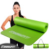 Килимок EasyFit для пілатесу та фітнесу, 180x60 см, товщина 10 мм, NBR, зелений