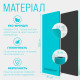 Двухслойный коврик EasyFit для пилатеса, фитнеса и йоги, 183x61 см, толщина 6 мм, TPE/TC, ECO-Friendly, мятно-черный
