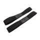 Лямки атлетичні EasyFit, 36×3,5 см, бавовна, чорний