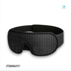 Маска для сна 3D EasyFit Dream с эфектом памяти, Длина 68 см, Ширина 22 см, Черный