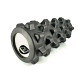 Массажный ролик (валик) EasyFit Grid Roller PRO, Длина 33 см, Диаметр 14 см, Каркас из высокопрочного пластика, Пена EVA с массажной поверхностью 3D, для МФР, фитнеса, йоги и реабилитации, Черный