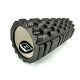 Массажный ролик (валик) EasyFit Grid Roller v.1.1, Длина 33 см, Диаметр 14 см, Каркас из высокопрочного пластика, Пена EVA с массажной поверхностью 3D, для МФР, фитнеса, йоги и реабилитации, Черный