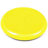 Балансувальна масажна подушка EasyFit, Діаметр 33 см, Максимальне навантаження 120 кг, Гума, Жовтий