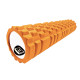 Масажний ролик (валик) EasyFit Grid Roller v.3.1, Довжина 60 см, Діаметр 14 см, Каркас із високоміцного пластику, Піна EVA з масажною поверхнею 3D, для МФР, фітнесу, йоги та реабілітації, Помаранчевий