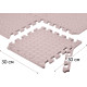 Татамі мат EasyFit SwallowTail (пазл ластівчин хвіст з бортиком), Розмір 120x60 см, Товщина 10 мм, EVA-піна, Бежевий