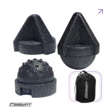 Набор массажеров для МФР EasyFit TriggerSet (4 шт.) с сумкой, черный