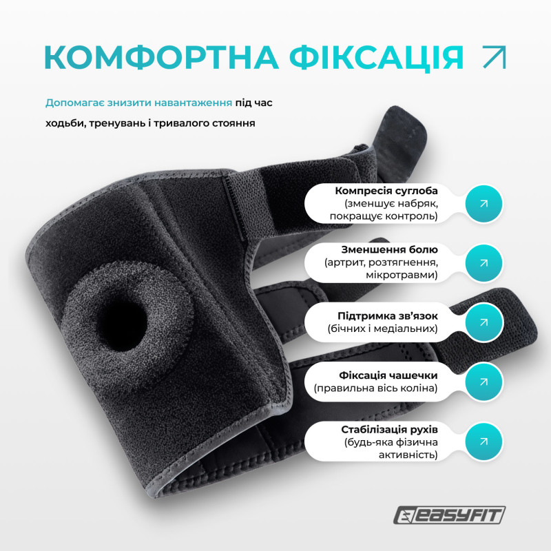 Наколенник-ортез EasyFit с пателлярным кольцом