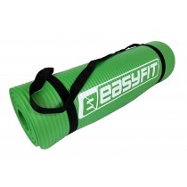 Коврик EasyFit для пилатеса и фитнеса, 180x60 см, толщина 10 мм, NBR, зеленый