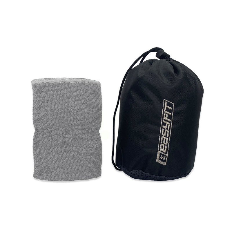 Полотенце для спортзала EasyFit EagleWing в сумочке, Размер 90х50 см, Микрофибра, Серый