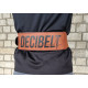 Пояс атлетичний EasyFit DeciBelt, шкіра, 4XL (120-150 см), коричневий
