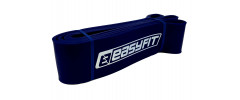 Резиновая петля EasyFit, Латекс, Сопротивление 50-110 кг, Синий, Для тренировки мышц всего тела