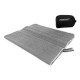 Полотенце для спортзала EasyFit EagleWing в сумочке, Размер 90х50 см, Микрофибра, Серый