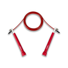 Скоростная скакалка EasyFit Speed Cable Rope, Длина до 3 м, Сталь, Пластик, Красный