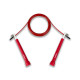 Скоростная скакалка EasyFit Speed Cable Rope, Длина до 3 м, Сталь, Пластик, Красный