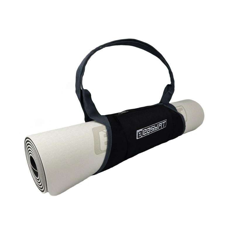 Сумка-переноска EasyFit универсальная, Длина 58 см, Ширина 38 см, Серый, Для переноски спортивных ковриков любого размера