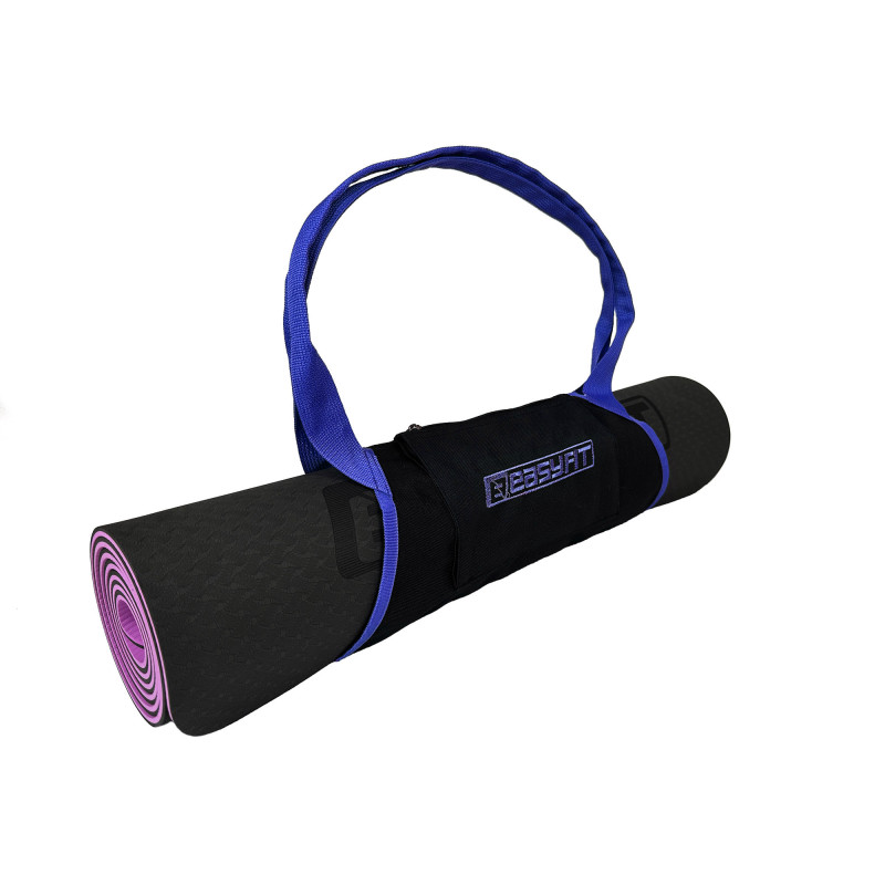 Сумка-переноска EasyFit универсальная, Длина 58 см, Ширина 38 см, Синий, Для переноски спортивных ковриков любого размера