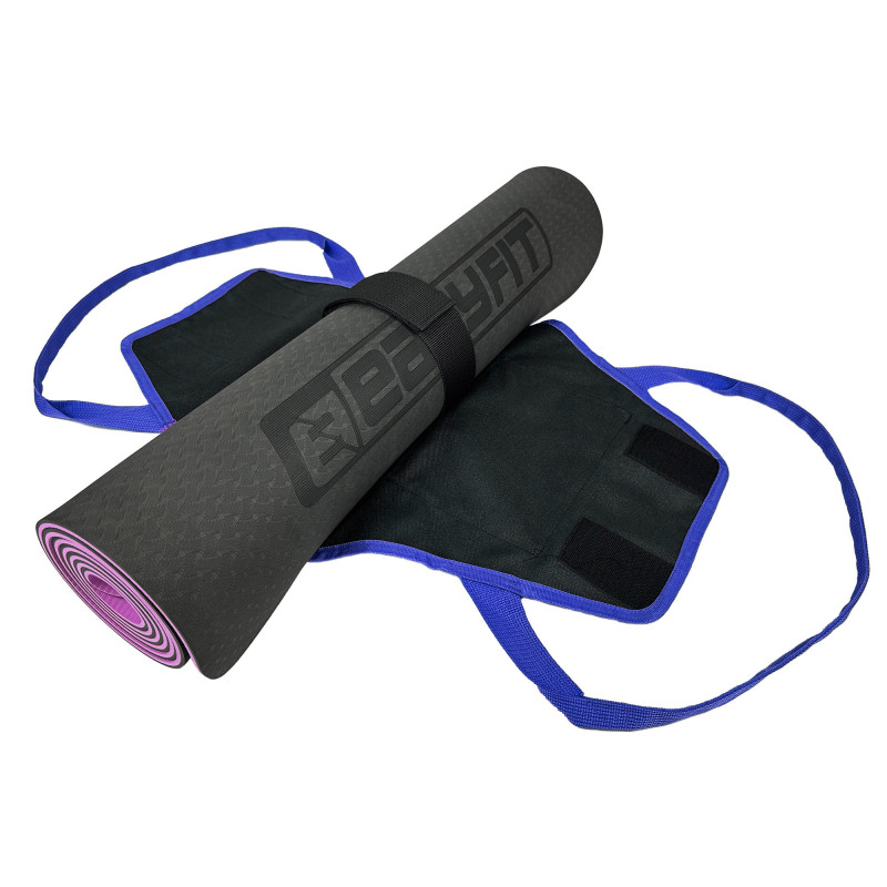 Сумка-переноска EasyFit универсальная, Длина 58 см, Ширина 38 см, Синий, Для переноски спортивных ковриков любого размера