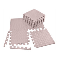 Татами мат EasyFit SwallowTail (пазл ласточкин хвост с бортиком), Размер 120x60 см, Толщина 10 мм, EVA-пена, Бежевый