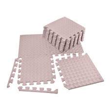 Татамі мат EasyFit SwallowTail (пазл ластівчин хвіст з бортиком), Розмір 120x60 см, Товщина 10 мм, EVA-піна, Бежевий