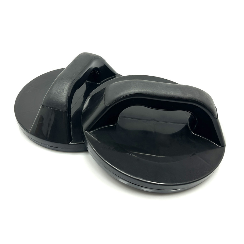 Упори для віджимань EasyFit Push Up Pro, Максимальне навантаження 130 кг, ABS-пластик, Чорний