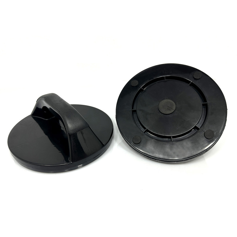 Упори для віджимань EasyFit Push Up Pro, Максимальне навантаження 130 кг, ABS-пластик, Чорний