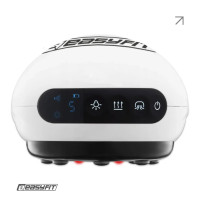 Вакуумний масажер для тіла EasyFit CupPro: банка з підігрівом та ІЧ-світлом; 5 режимів інтенсивності, Підігрів, Червоне світло; Ударостійкий ABS-пластик; Білий