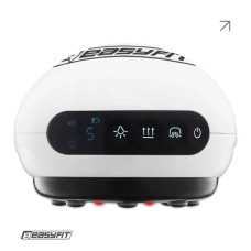 Вакуумный массажер для тела EasyFit CupPro: банка с подогревом и ИК-светом; 5 режимов интенсивности, Подогрев, Красный свет; Ударопрочный ABS-пластик; Белый