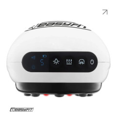 Вакуумный массажер для тела EasyFit CupPro: банка с подогревом и ИК-светом; 5 режимов интенсивности, Подогрев, Красный свет; Ударопрочный ABS-пластик; Белый