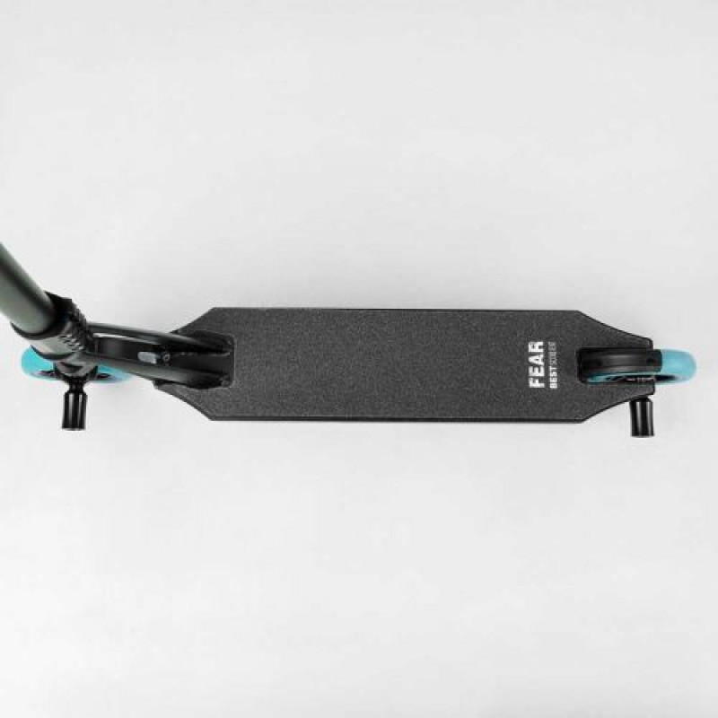 Самокат трюковый "Best Scooter" FEAR, SCS-система, ПЕГИ, алюминиевый диск и дека, PU колеса, d=115 мм, ширина руля 58 см