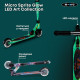 Самокат Micro серии Sprite Glow LED Art Collection – Космос