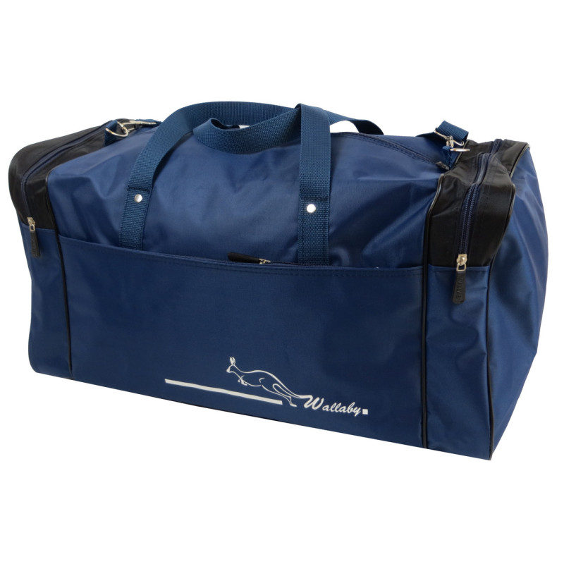 Сумка дорожная 38L Wallaby синяя с черным 340-4
