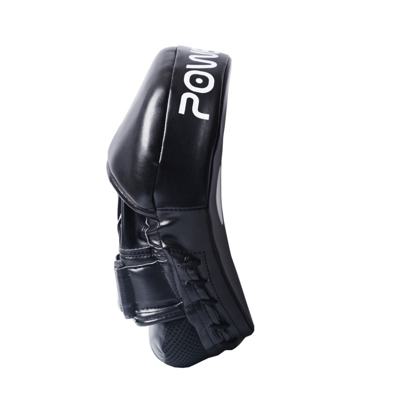 Лапи боксерські PowerPlay 3041 Чорні PU [пара]