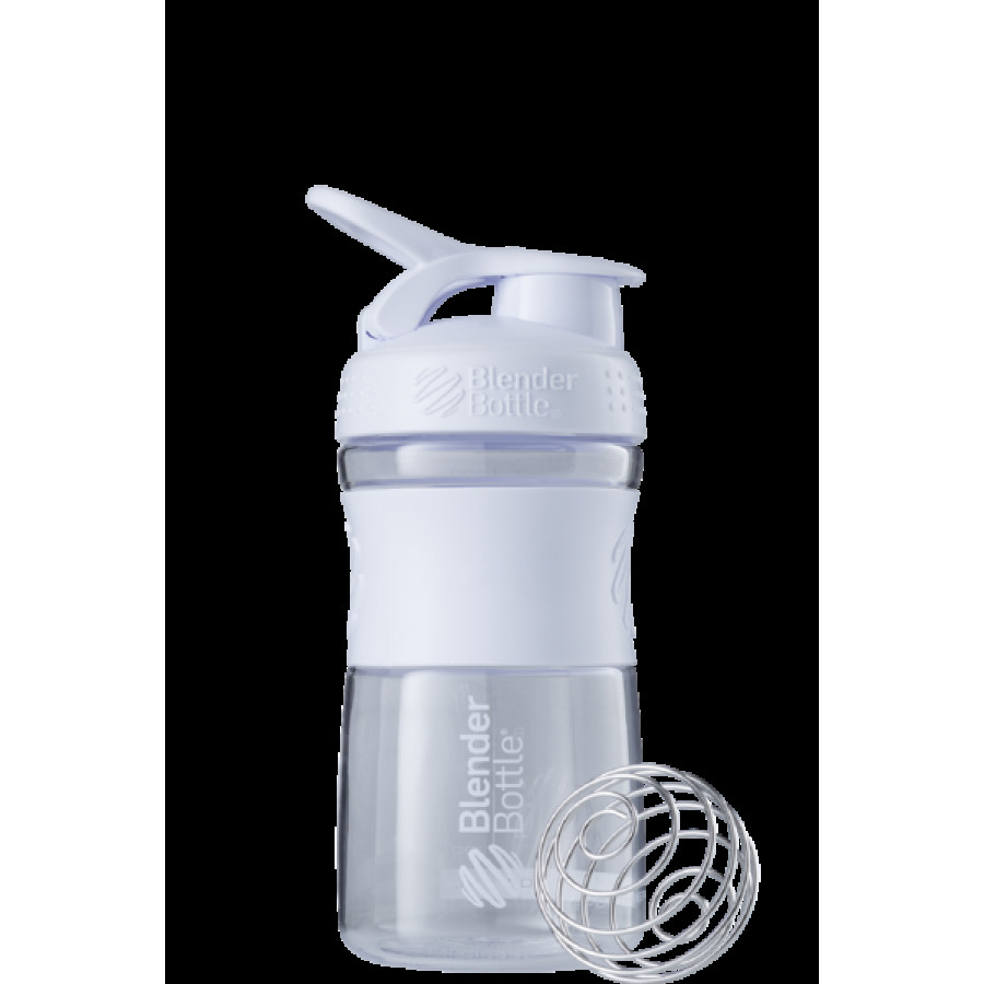 Шейкер спортивний (пляшка) BlenderBottle SportMixer Flip 20oz/590ml White