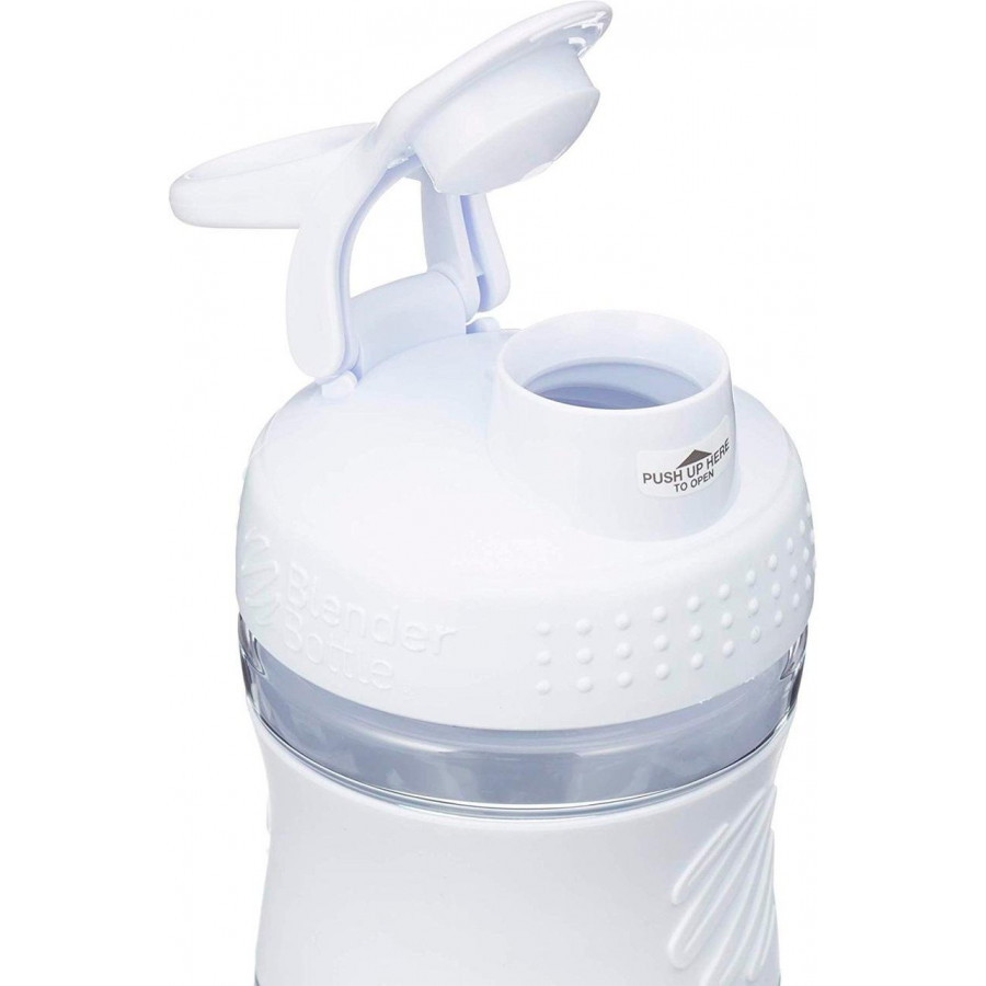 Шейкер спортивний (пляшка) BlenderBottle SportMixer Flip 20oz/590ml White