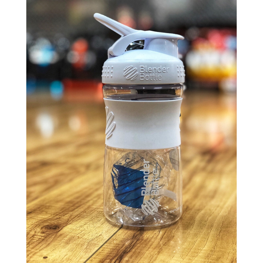 Шейкер спортивний (пляшка) BlenderBottle SportMixer Flip 20oz/590ml White