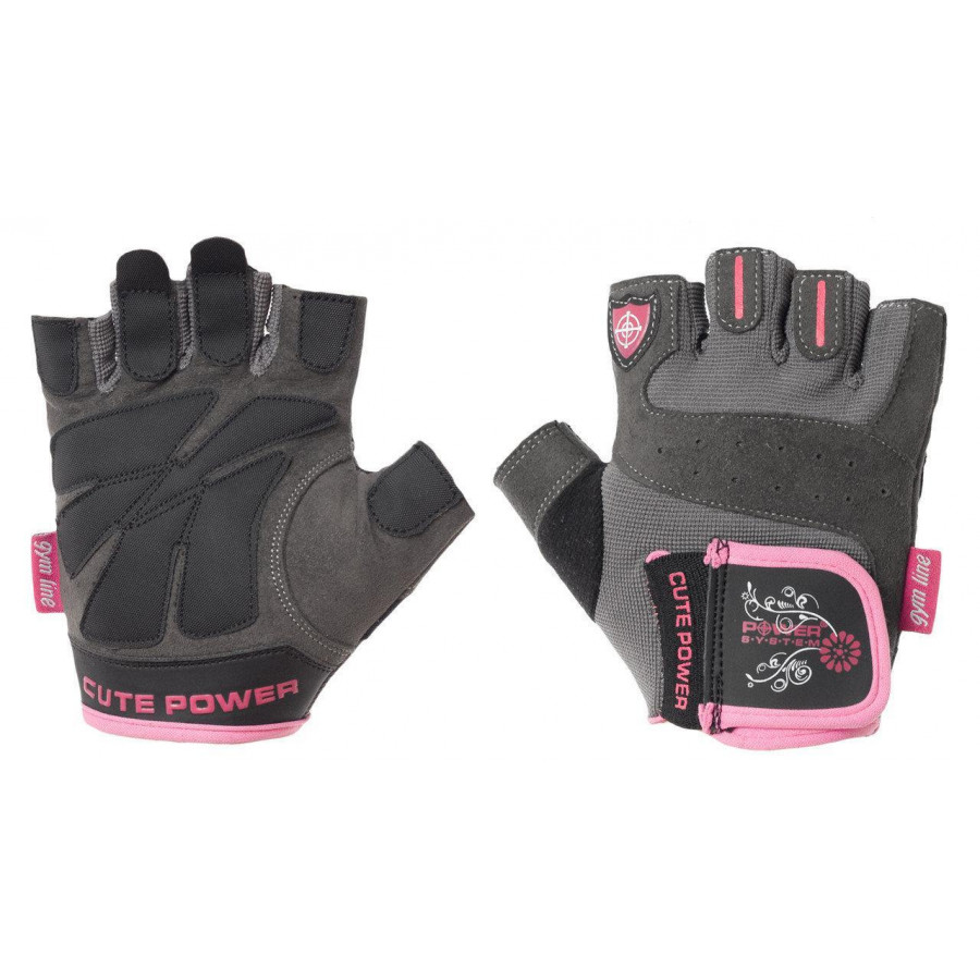 Рукавички для фітнесу Power System PS-2560 Cute Power жіночі Pink S