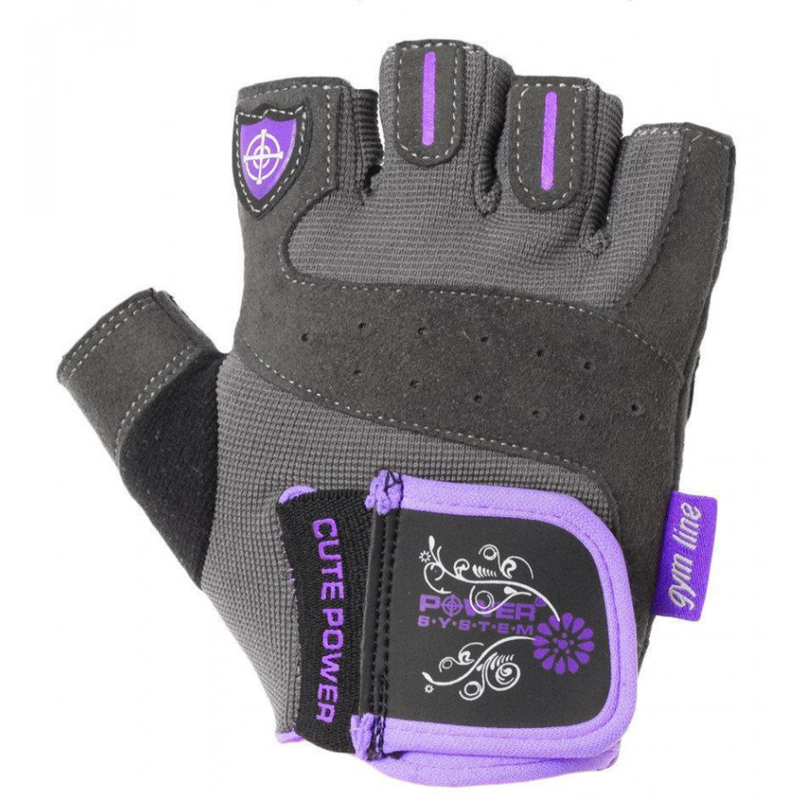 Рукавички для фітнесу Power System PS-2560 Cute Power жіночі Purple XS