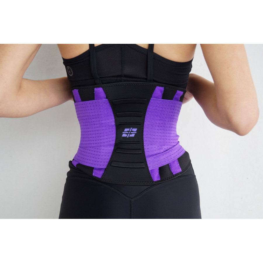 Пояс-корсет для підтримки спини Power System PS-6031 Waist Shaper Purple L/XL